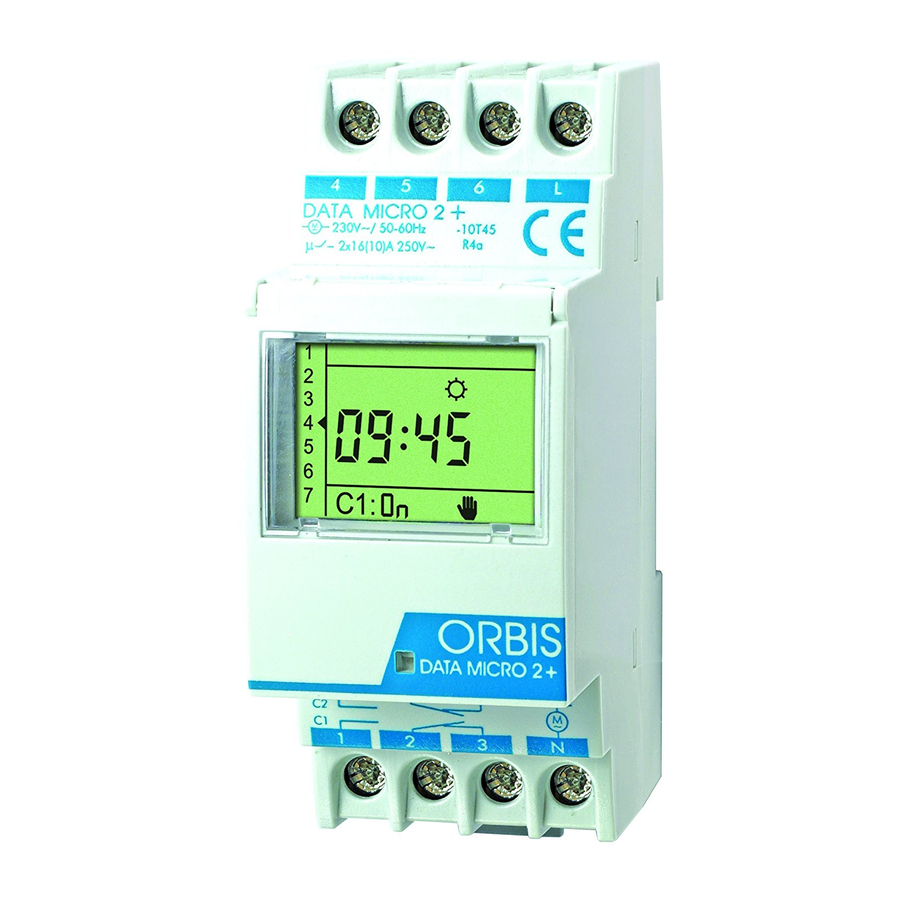 Orbis DATA MICRO 2+ Operating Instructions