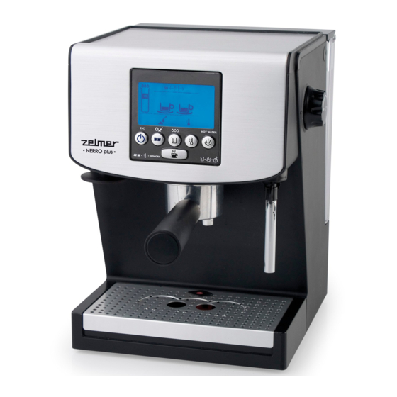 Zelmer 13Z016 Countertop Espresso Machine Manuals