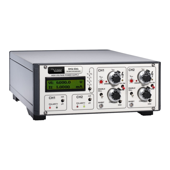iseg SHQ Series Manual