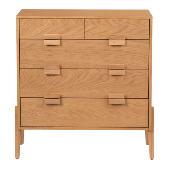 Article VIREO 5 Drawer Dresser Assembly Instructions Manual