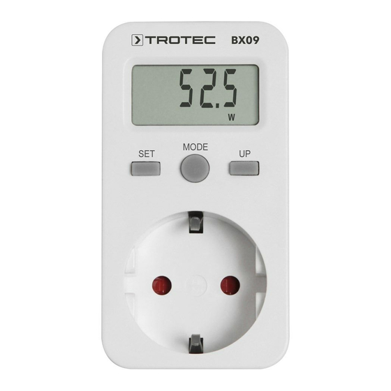 Trotec BX09 Original Instructions Manual