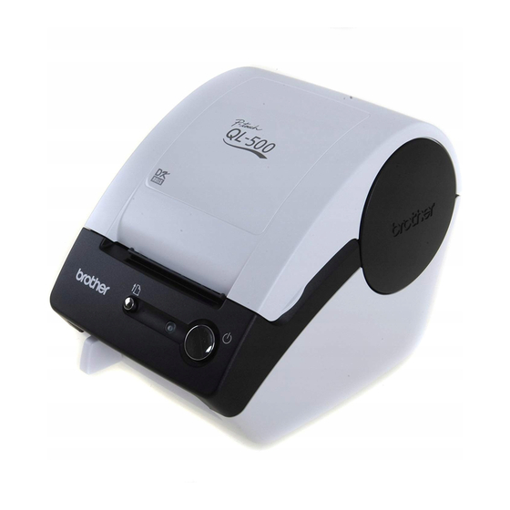 Brother QL 650TD - P-Touch B/W Direct Thermal Printer Software Installation Manual