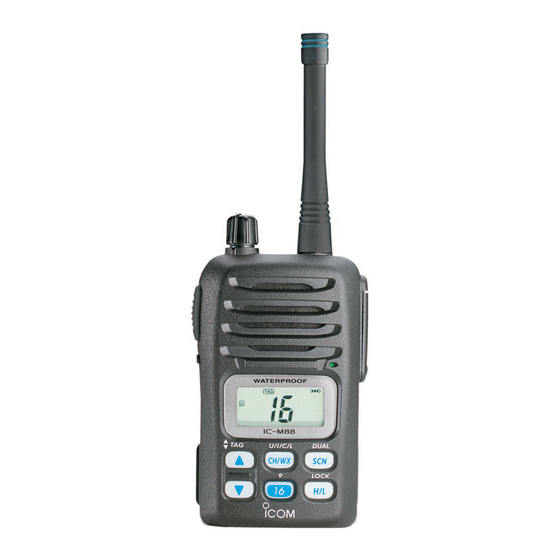 Icom IC-M88 Service Manual