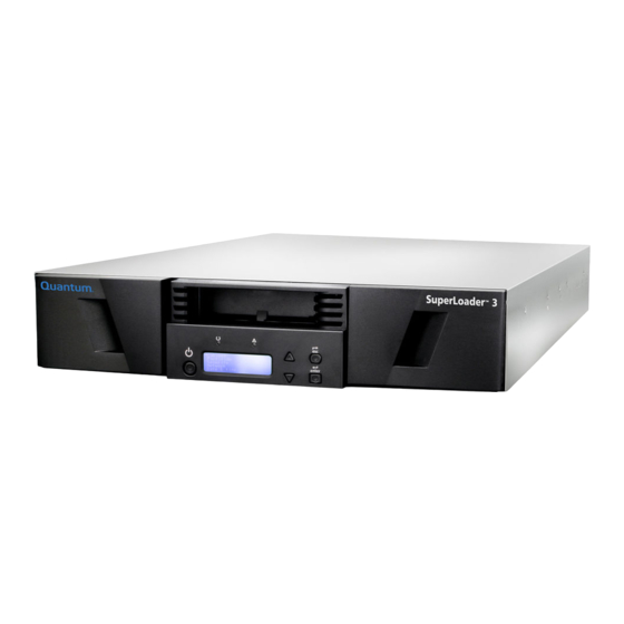 Quantum SuperLoader 3 Quick Start Manual