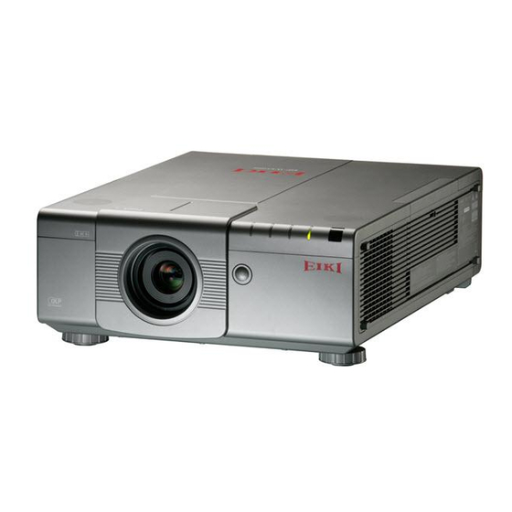 Eiki EIP-WX5000 Owner's Manual