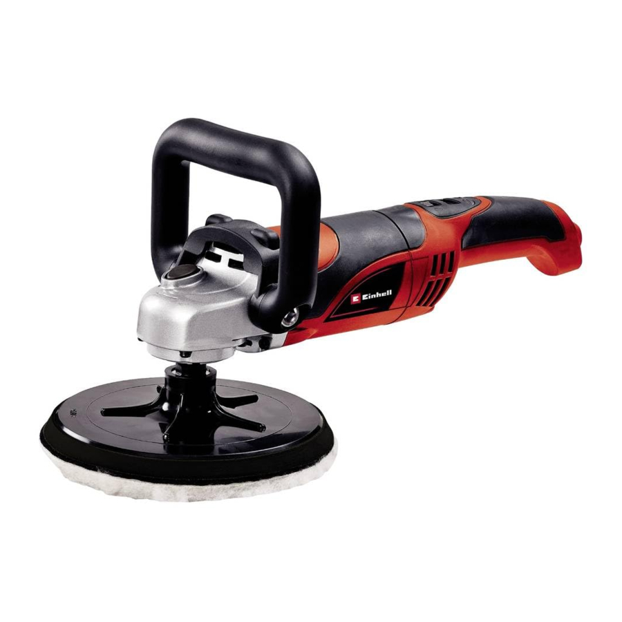 EINHELL CC-PO 1100/1 E, 20.932.64 Manual