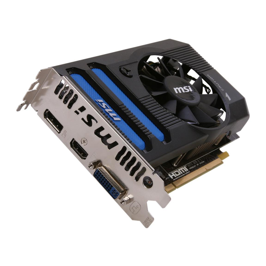 MSI R7770 PoweR Edition User Manual