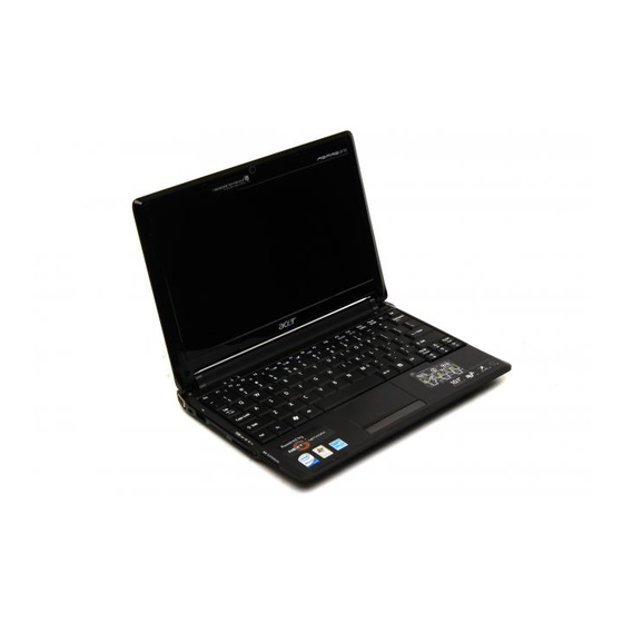 Acer ASPIRE ONE ZG8 Manuals