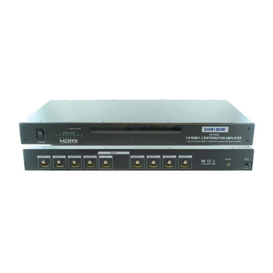 Shinybow USA SB-5658p Instruction Manual