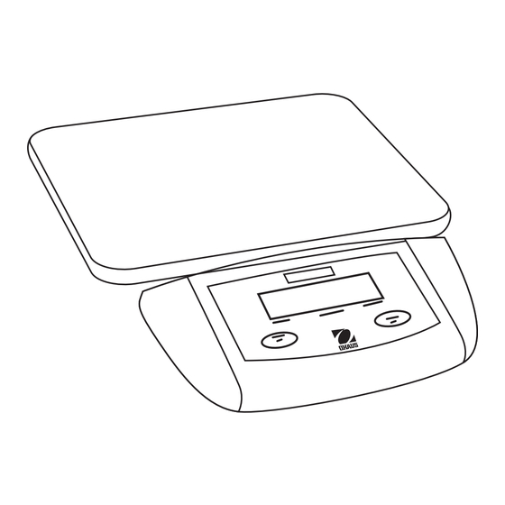 OHAUS ES30R Instruction Manual