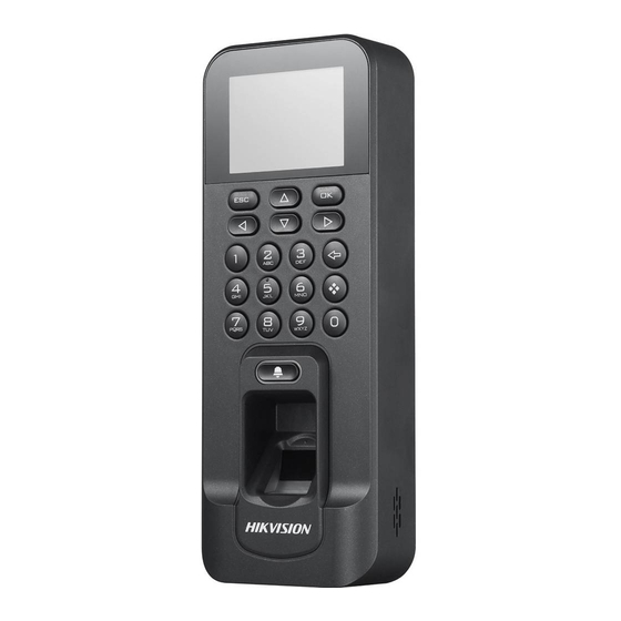 HIKVISION DS-K1T803F Manuals
