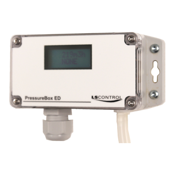 LS Control PressureBox User Manual