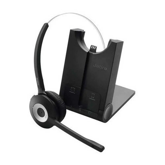 Jabra Pro 925 Instruction Manual