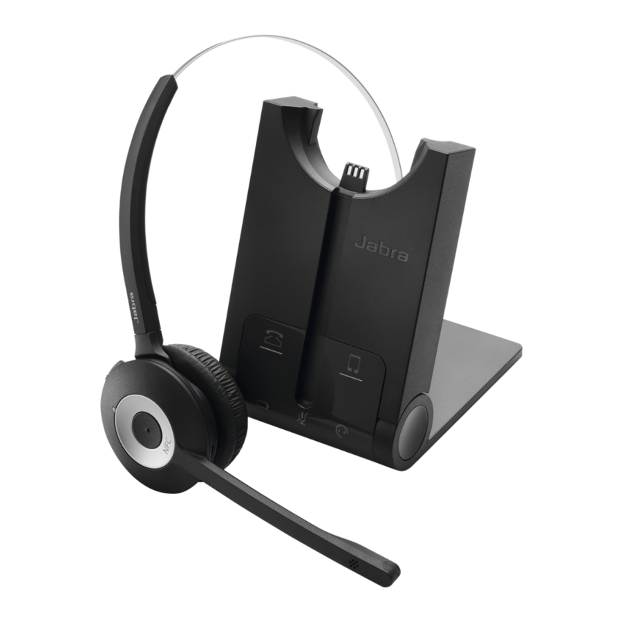 Jabra Pro 925 - Headset with Mobile Device Manual