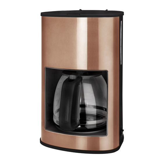 Team Kalorik TKG CM 1210 Coffee Maker Manuals