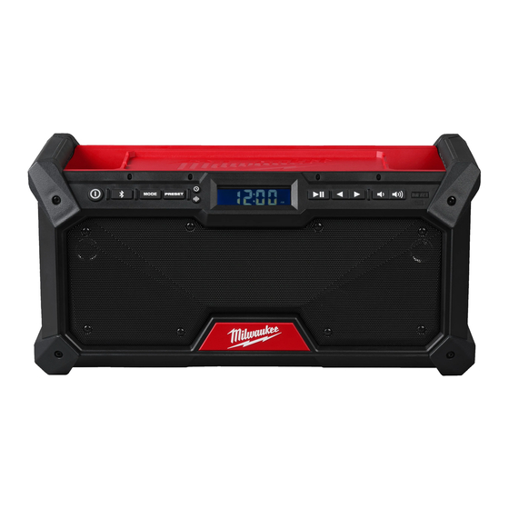 Milwaukee M18 RADDAB+G2 Instructions Manual