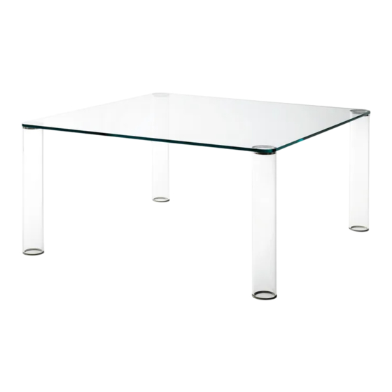 Glas Italia PIPELINE PIP01 Assembling And Use Instruction