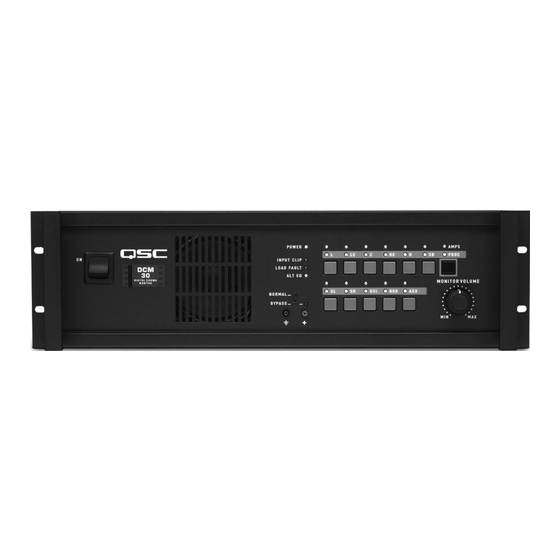 QSC DCM-10 Specification
