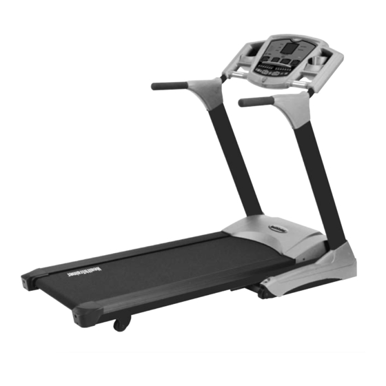 Keys Fitness Health Trainer 85t Treadmill HT85t Owner's Manual