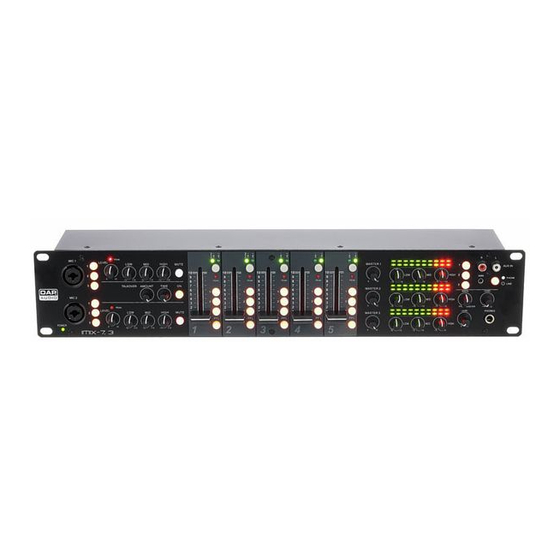 User Manuals: DAPAudio EM-7.2 Installation Mixer
