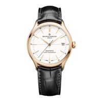 Baume And Mercier Linea Series Instruction Manual