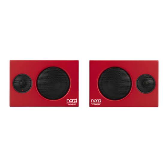 Audio Pro Nord Piano Monitor Quick Start Manual