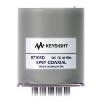 Keysight Technologies 87106C SP6T Operating And Service Manual