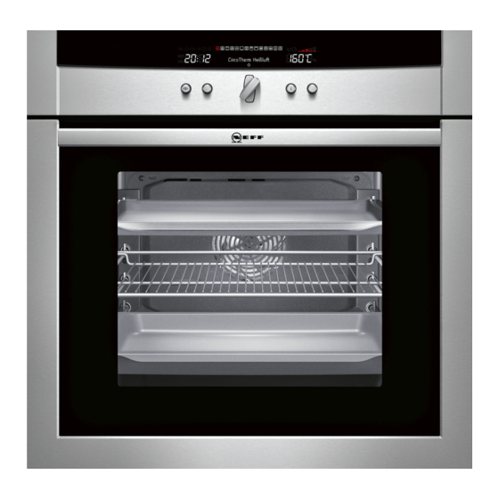 NEFF B16E74 0 Series Instruction Manual