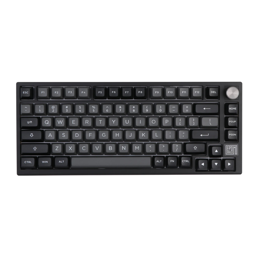 EPOMAKER TH80 SE - Hot Swappable Wired Mechanical Gaming Keyboard Quick Manual