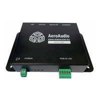 AeroAudio MOS-LED-IP Manual