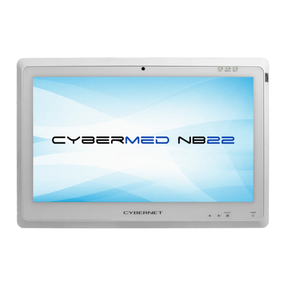 Cybernet CyberMed-NB22 Series Manuals