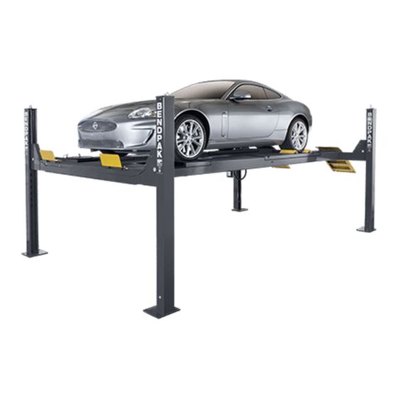 BendPak HDS-14LSX Hardware Installation And Operation Manual