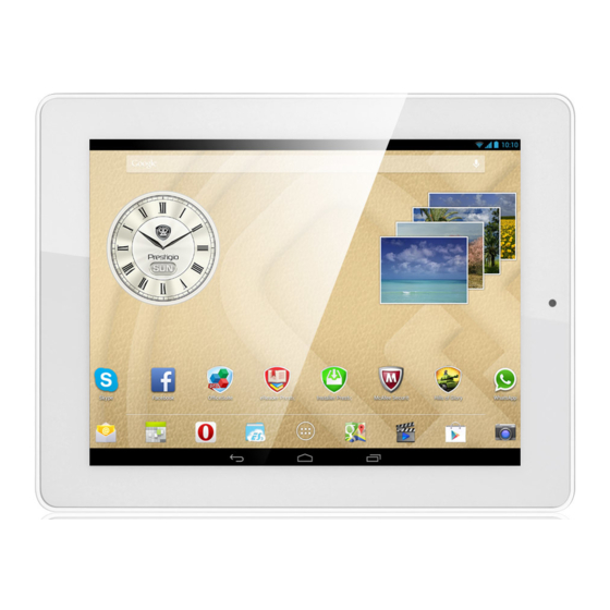 Prestigio MultiPad 4 Ultra Quad 8.0 3G Quick Manual