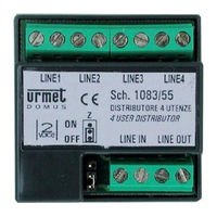 Urmet Domus 1083 Manual