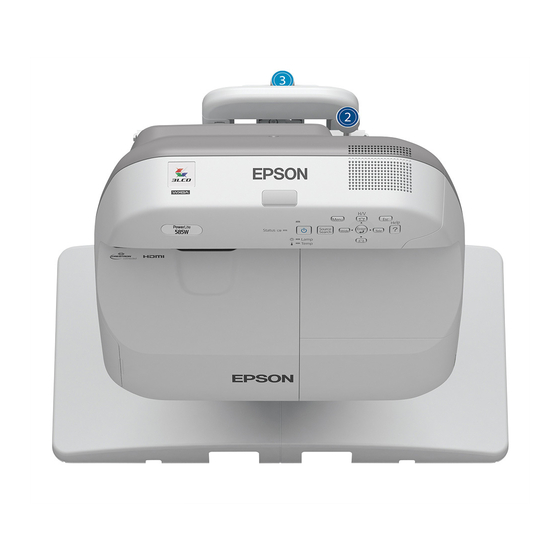 Epson EB-590WT Manuals