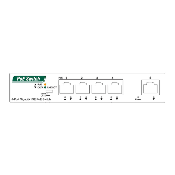 DirekTronik Connect Omanagerad 5xPoE User Manual