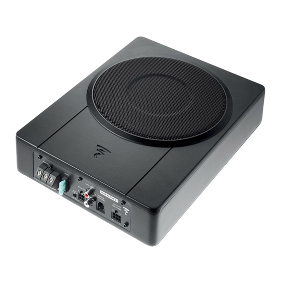 Focal ISUB ACTIVE User Manual