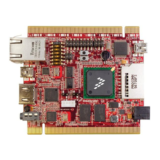 Freescale Semiconductor TWR-MPC5125 Quick Start Manual