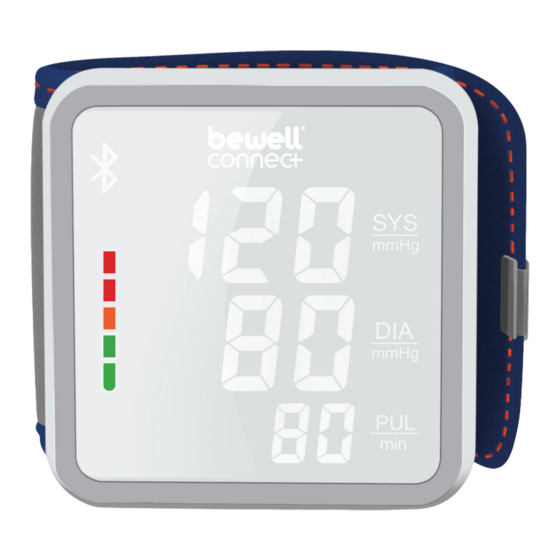 bewell connect MyTensio BW Instructions Manual