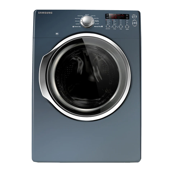 Samsung DV330AGW Fast Track Troubleshooting