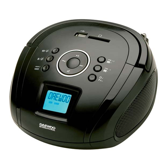 Daewoo DBU-39BT User Manual
