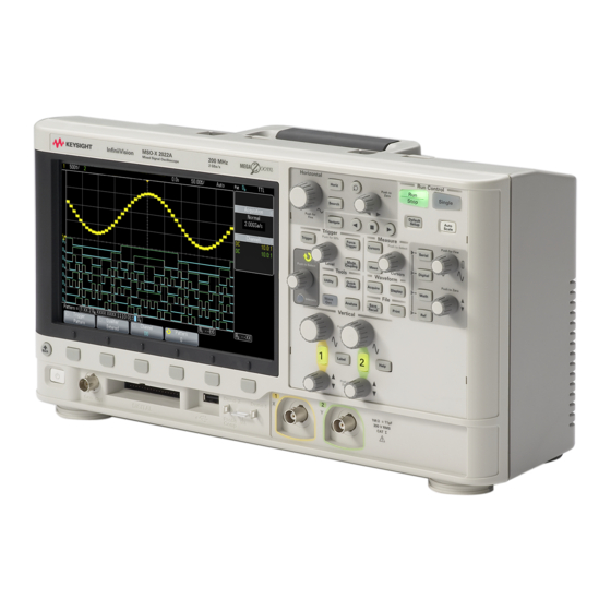 Keysight Technologies MSO-X 2002A Manuals