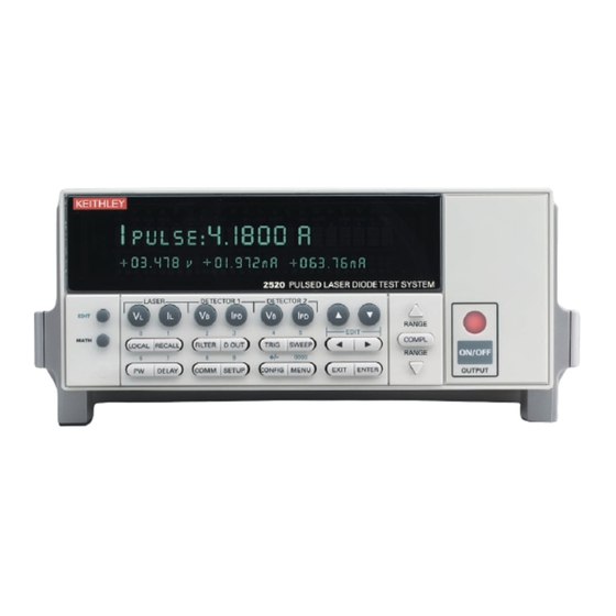 Keithley 2520 Service Manual