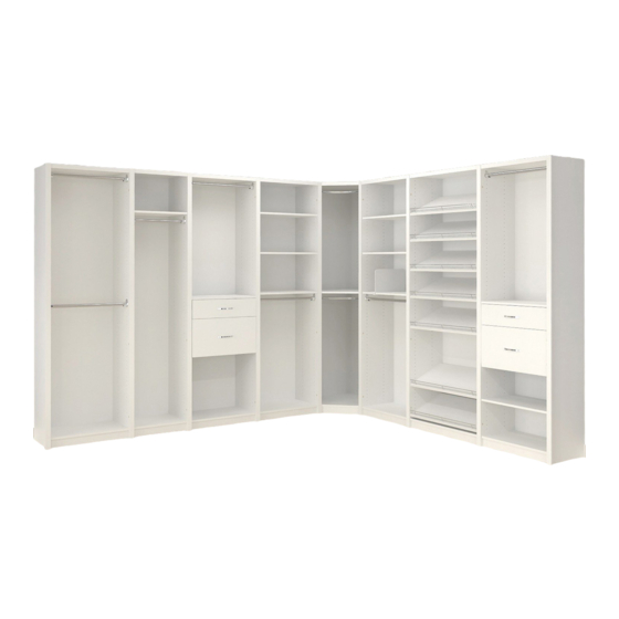 ClosetMaid SpaceCreations Installation Instructions Manual