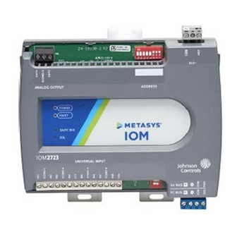 Johnson Controls IOM2723 Module Manuals