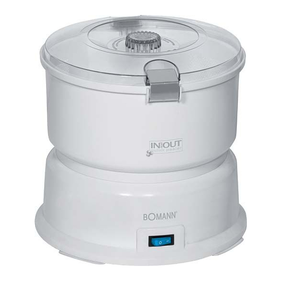 BOMANN KS 351 CB Instruction Manual & Guarantee