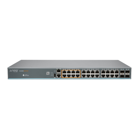 Juniper EX2300-C Quick Start