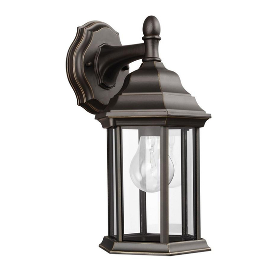 Sea gull lighting Sevier I Installation Instructions
