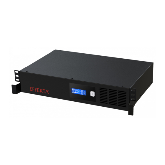 Effekta OFFICE-RM 600 Operating Manual