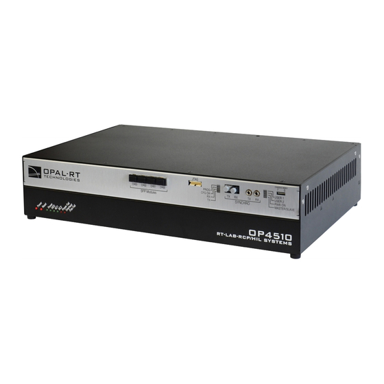 Opal-RT OP4510 V2 Installation